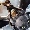Hiccup and his dragon Toothless in Dreamwork's 'How to Train Your Dragon 2'