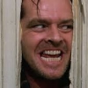 Jack Nicholson as Jack Torrance in an iconic scene from Stephen King and Stanley Kubrick's "The Shining"