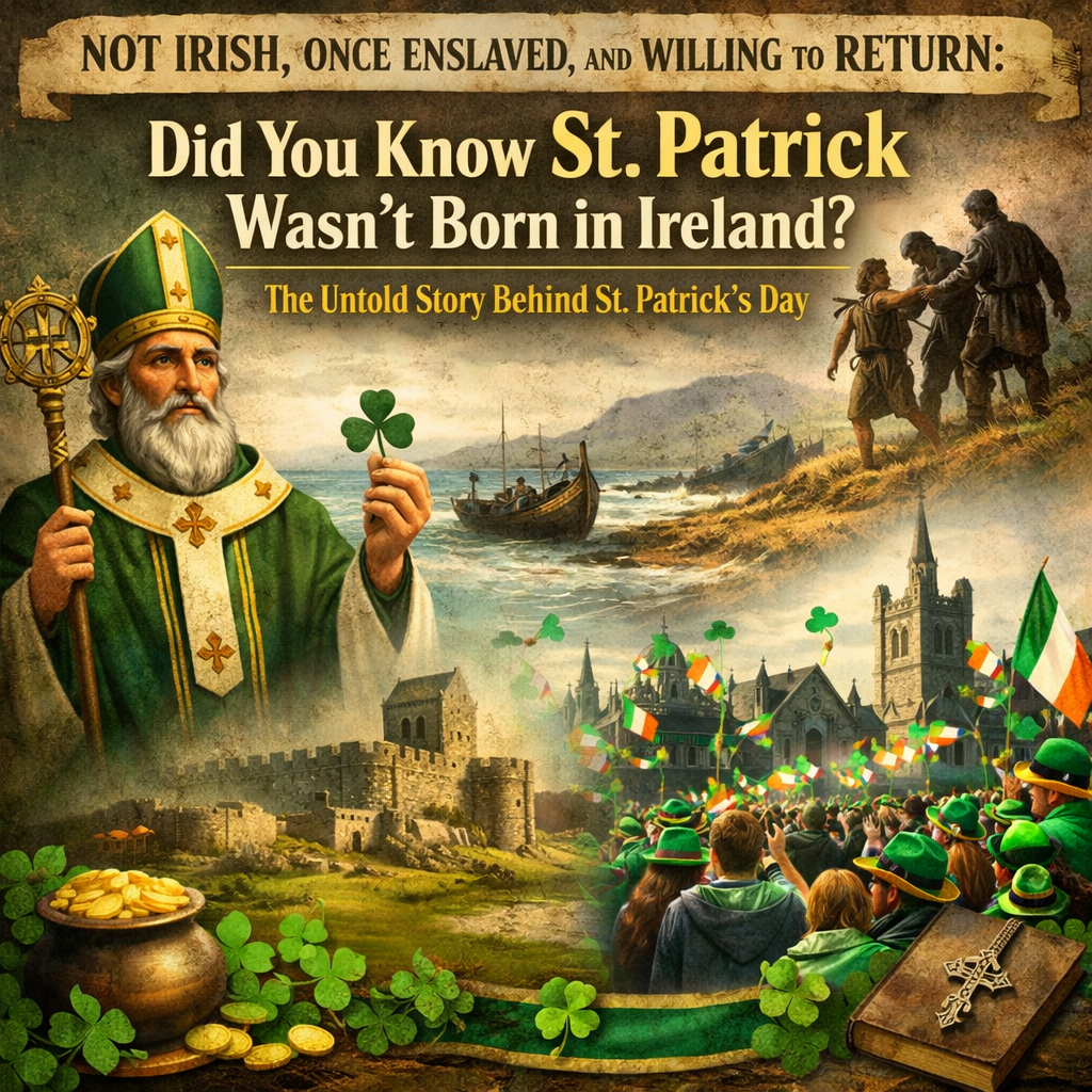 Do You Know St. Patrick Wasn’t Born in Ireland? The Untold Story Behind St. Patrick’s Day