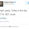 Director Peyton Reed's Tweet