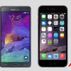 Samsung Galaxy Note 4 vs Apple iPhone 6 plus